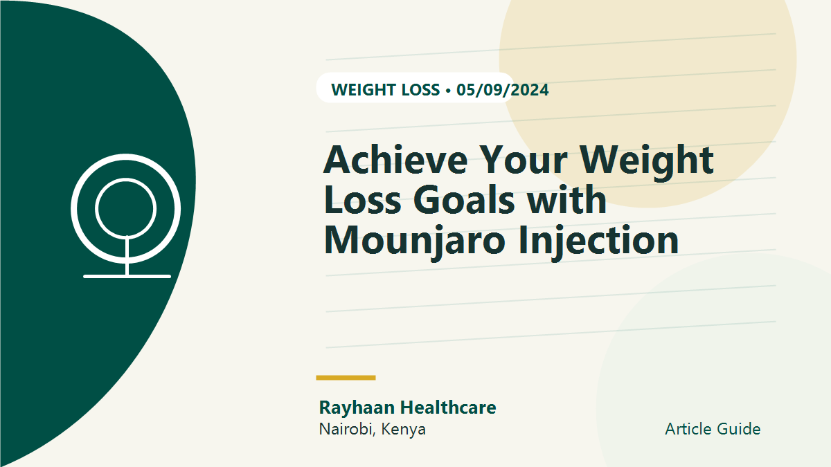Achieve Your Weight Loss Goals with GLP-1 (Tirzepatide) Injection