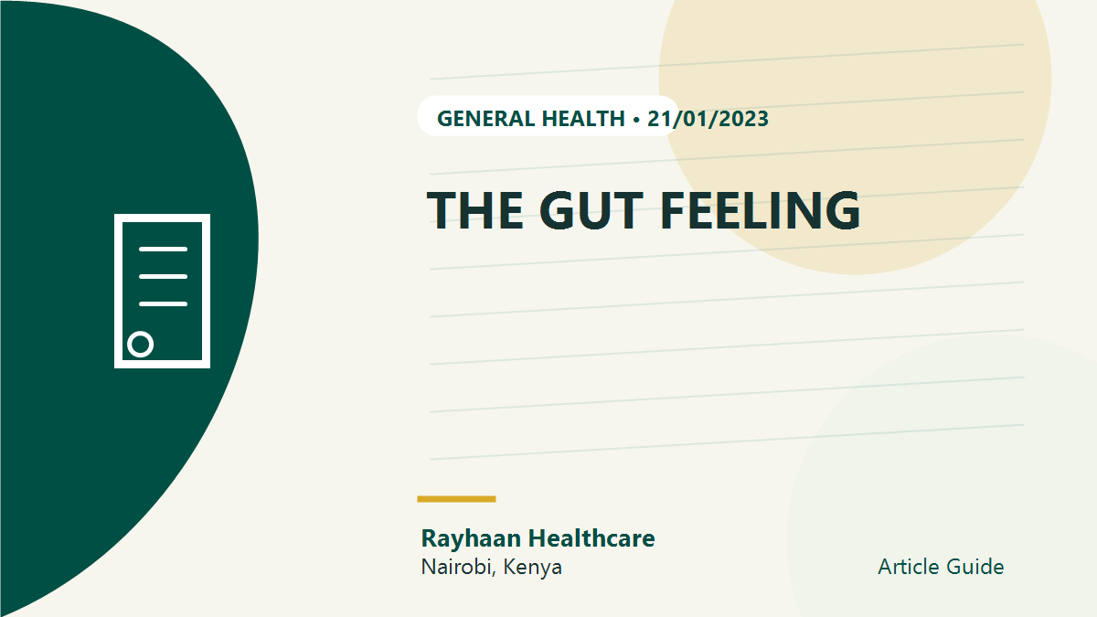 THE GUT FEELING