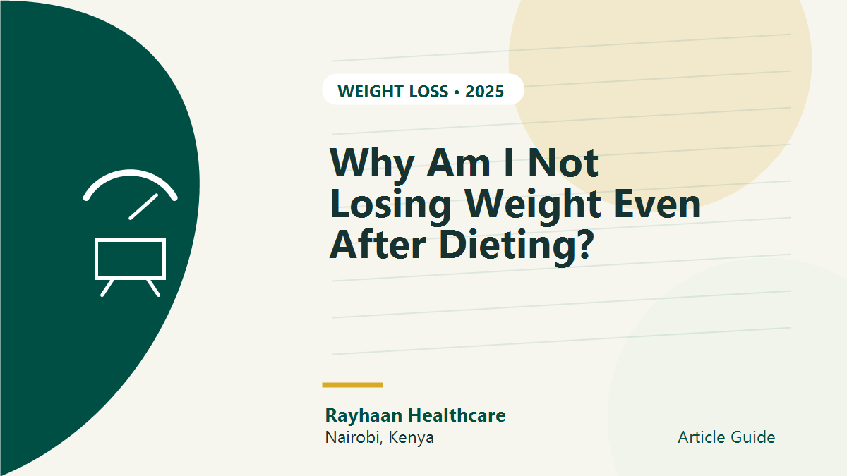Why Am I Not Losing Weight Even After Dieting?