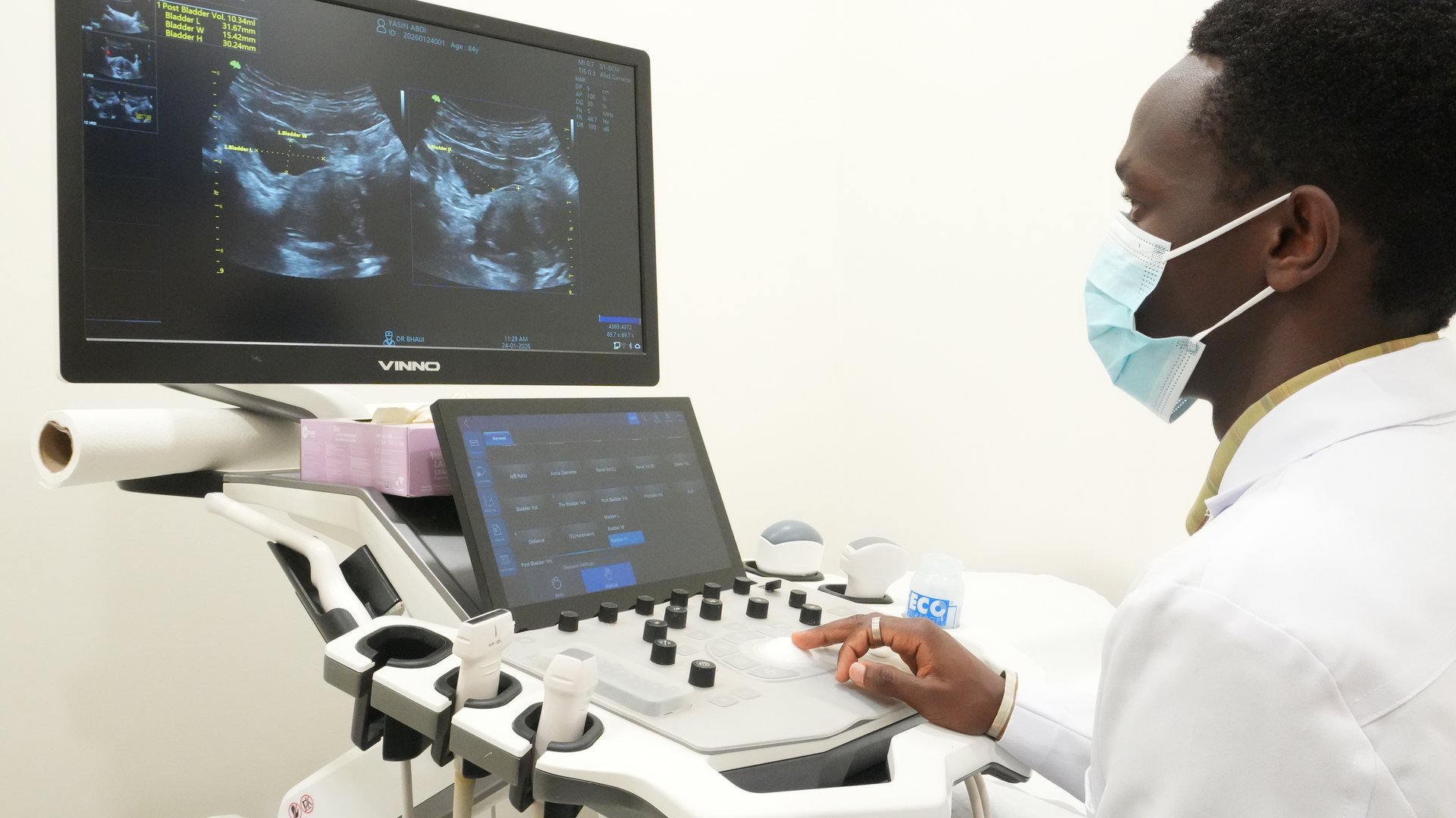 Rayhaan Healthcare 3D and 4D diagnostic ultrasound suite in Nairobi