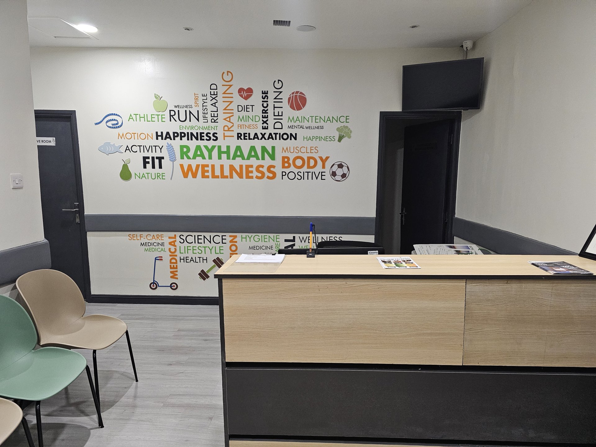 Rayhaan Healthcare imaging suite reception and patient lounge