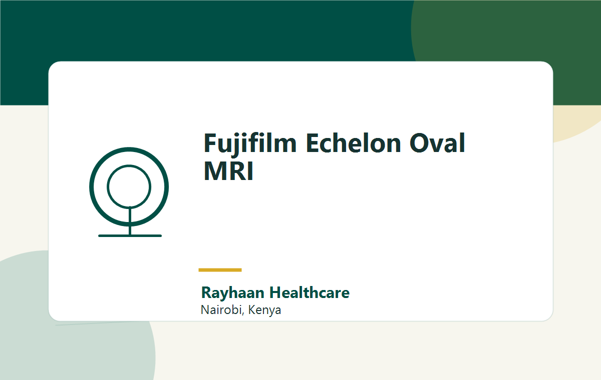 Fujifilm Echelon Oval MRI