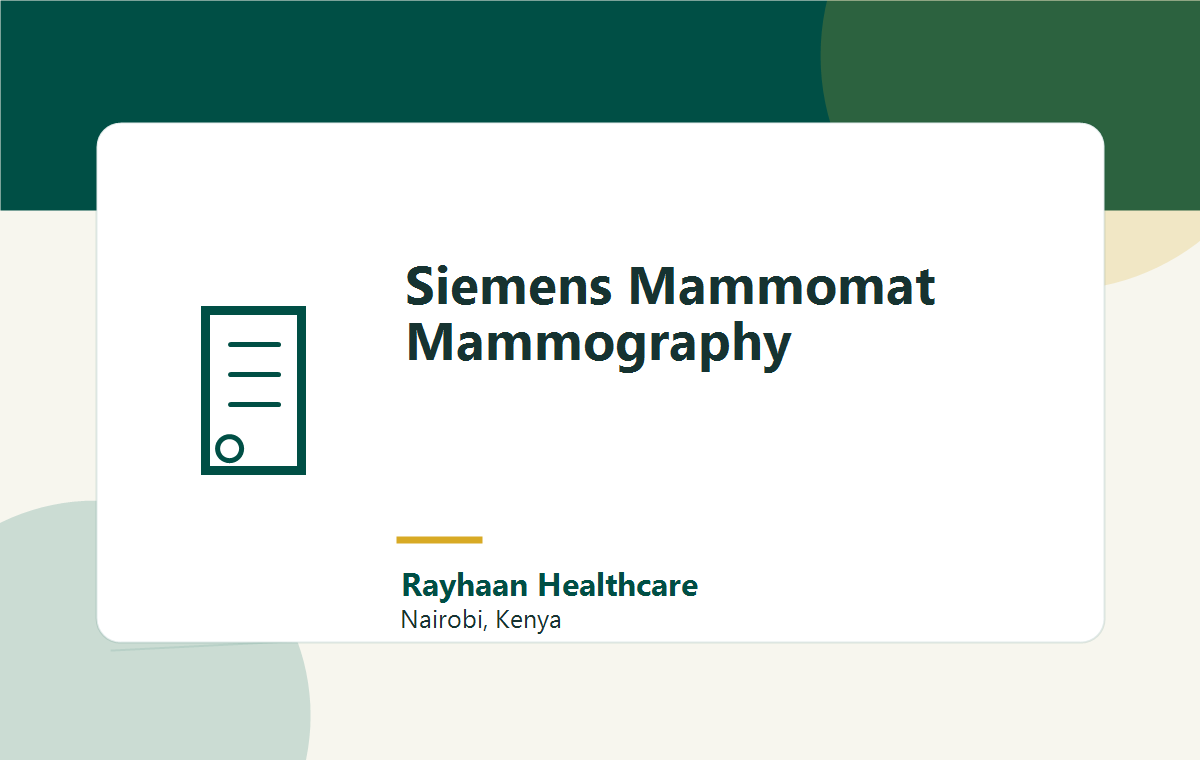 Siemens Mammomat 3000